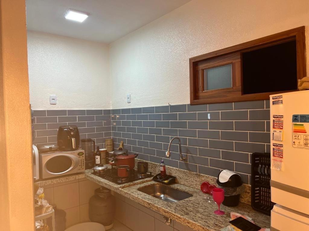 Apartamento Com Vista Para O Mar, Piscina , Deck , Playground E Estacionamento . Taíba Exterior foto
